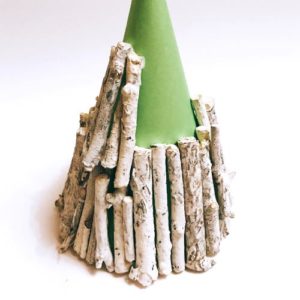 手作りクリスマスツリーを作る手順画像